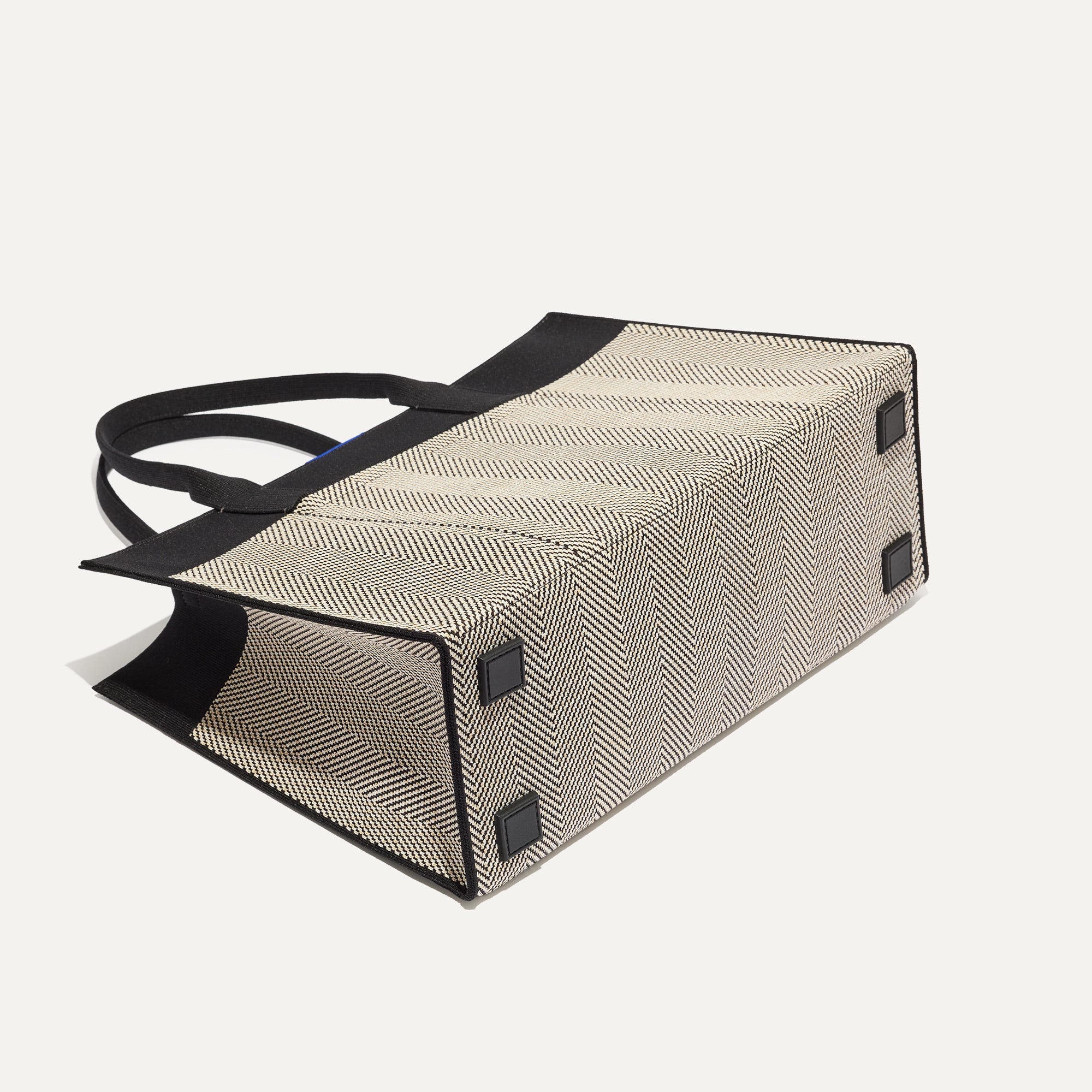 The Classic Tote - Black Herringbone - Image 6