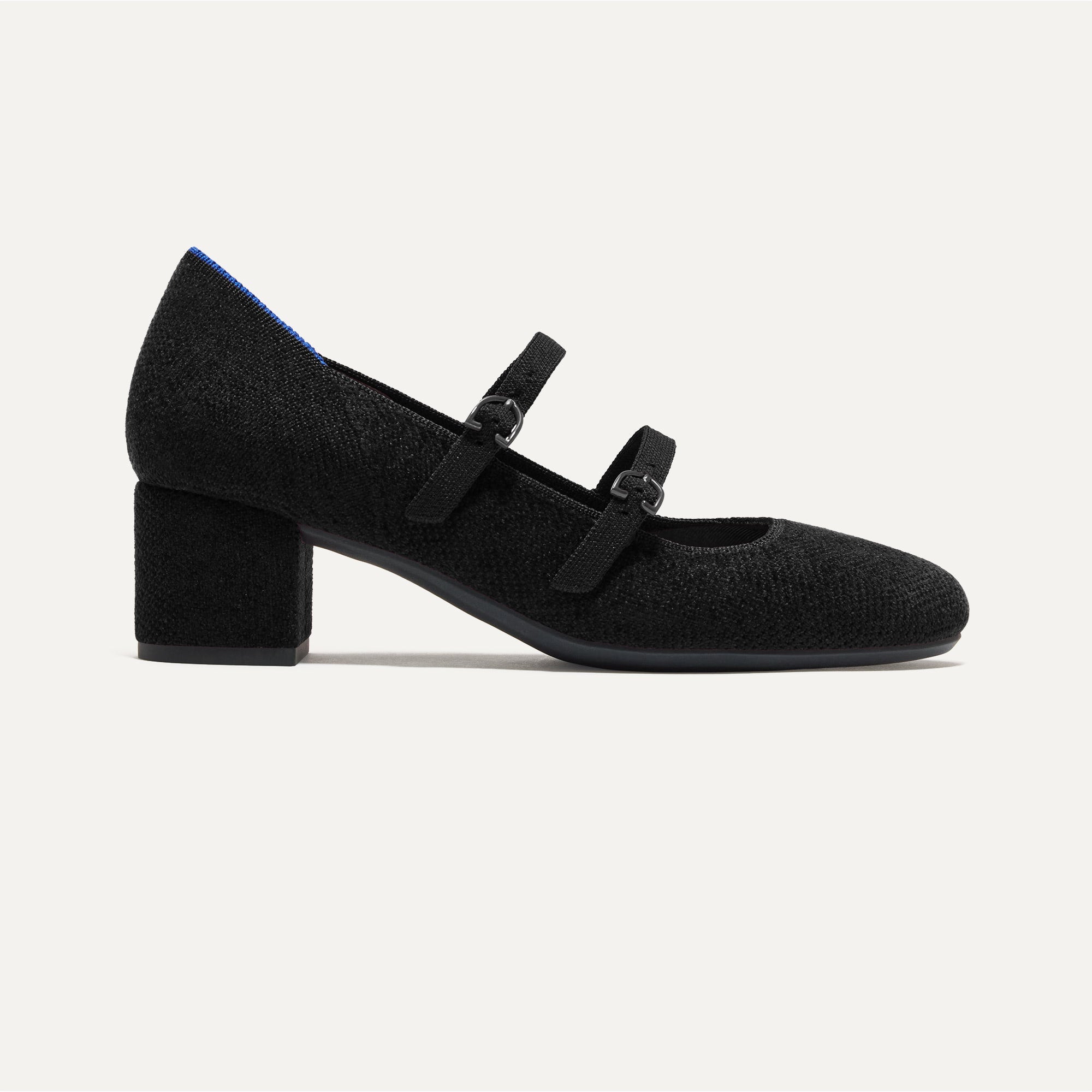 The ReVelvet? Double Buckle Mary Jane Heel - ReVelvet? Black - Image 4